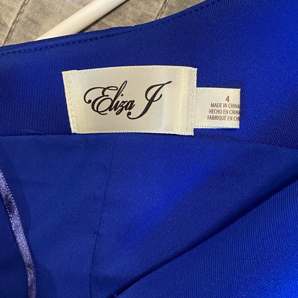 Eliza J Vibrant Blue Gown